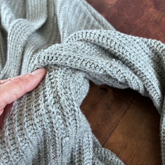 Kimchi Blue Anthropologie Women's‎ Knit Sweater Chunky Knit Gray Cardigan - Picture 3 of 7